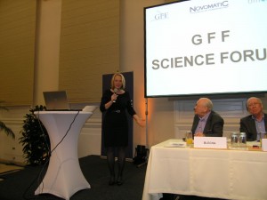 Bundesministerin Doris Bures beim Science Forum