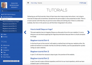 Screenshot von meinem neuen englischen Blog: https://notes.peter-baumgartner.net/.