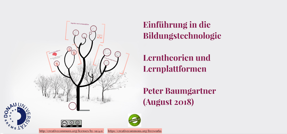 Startseite von vertontem Prezi-Vortrag zur Bildungstechnologie