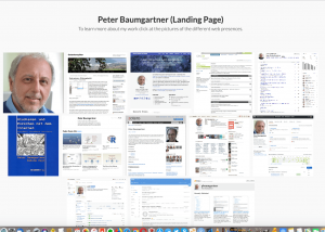 Screenshot meiner Landing Page