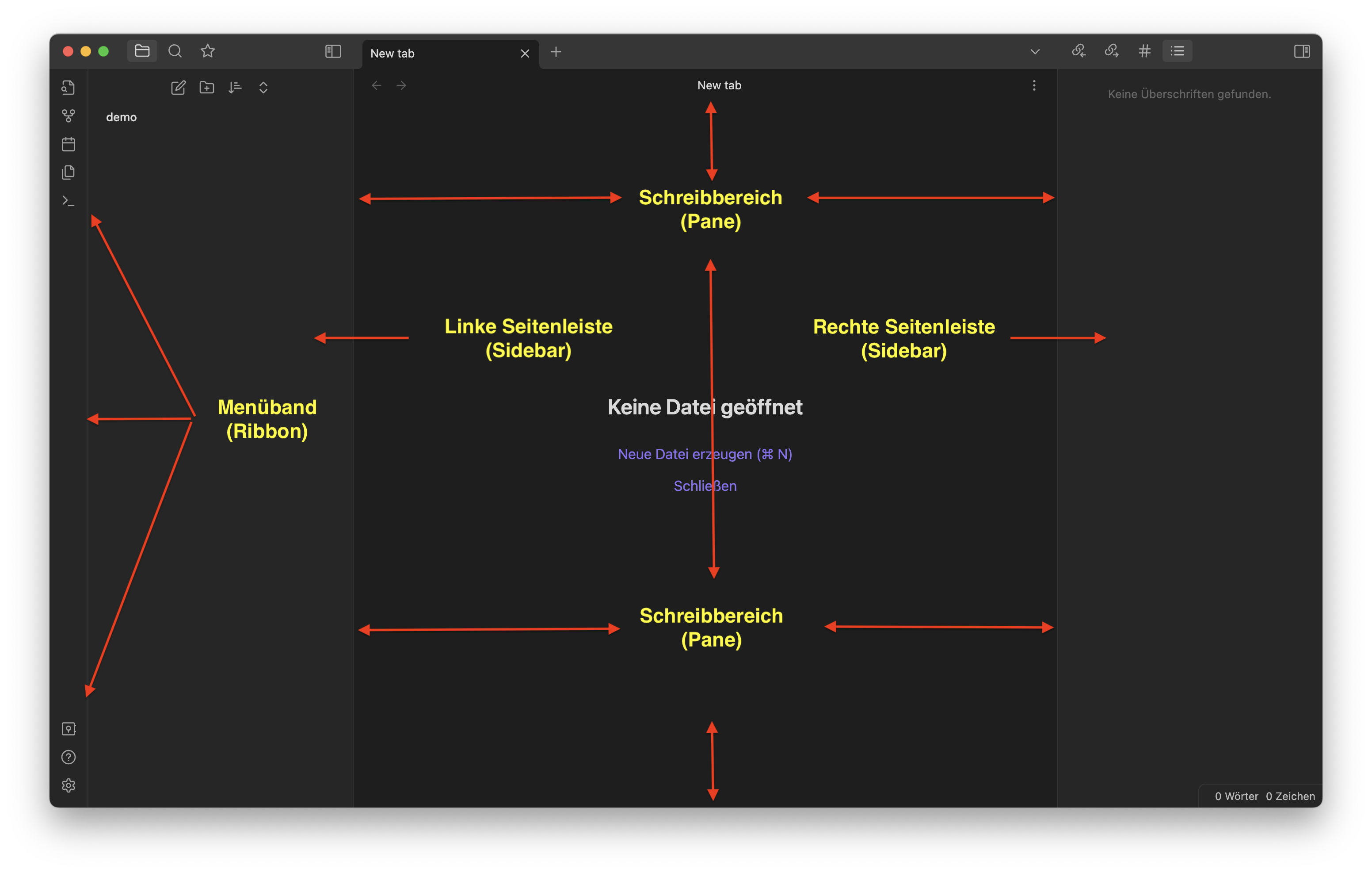 Obsidian Erste Schritte – Obsidian Tutorial 2 - Gedankensplitter